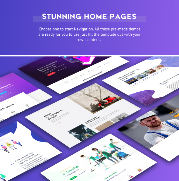 Layouts for Elementor Pro Stunning Home Pages
