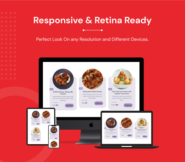 Responsive Design - WooFoo - Restaurant Food Menu for Elementor