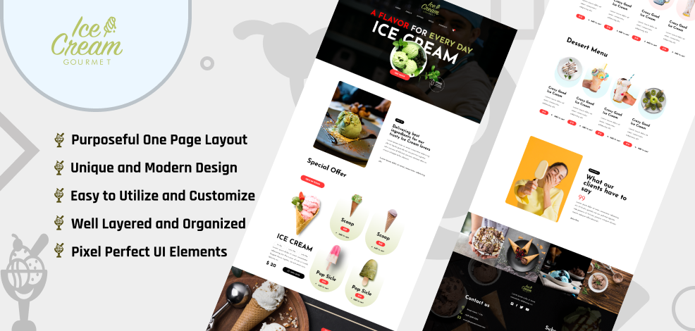 ice-cream-gourmet-shop-web-template-product-banner